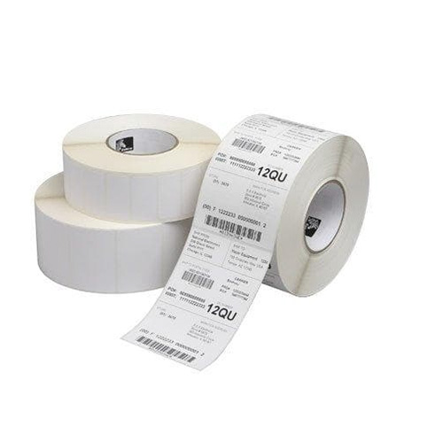 Zebra 2.25” x .75” DT Labels, 3,315 Labels/Roll, 12 Rolls/Case - $180 per case/$15 per roll/$.0045 cents per label